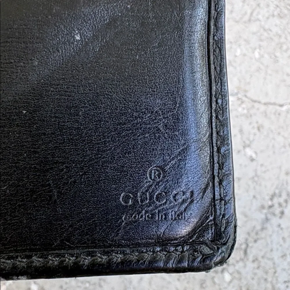 Vintage Gucci folding money clip wallet